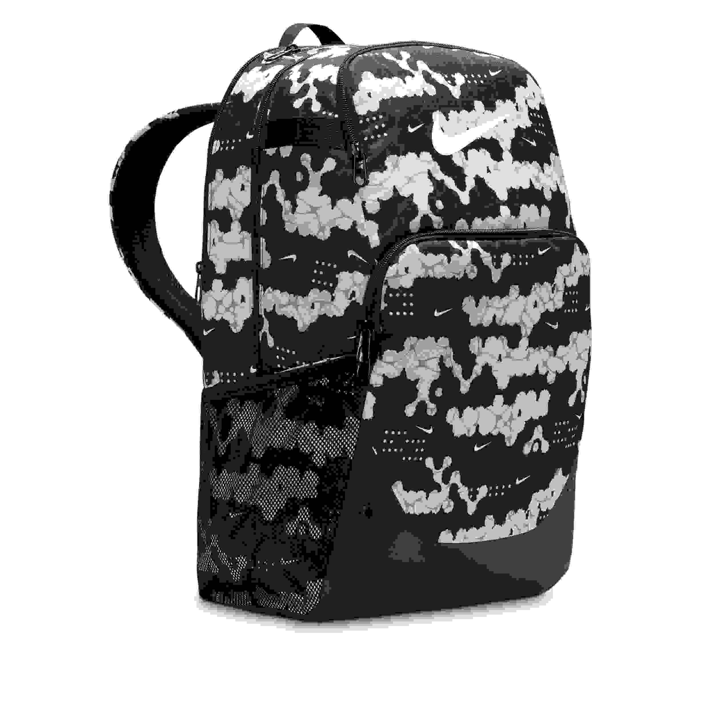 Nike Brasilia Extra Large All Over Print Chalk/Black/White Backpack